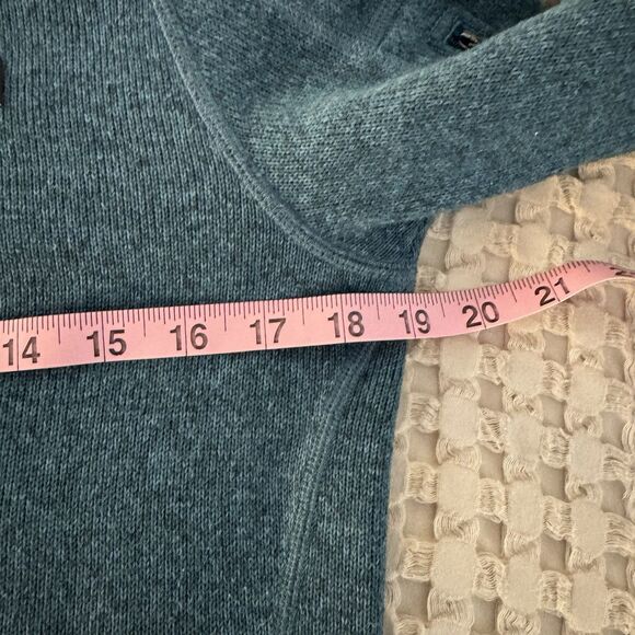 Patagonia Better Sweater 1/4 Zip Pullover Teal Green Women’s Small Fleece - Picture 10 of 11